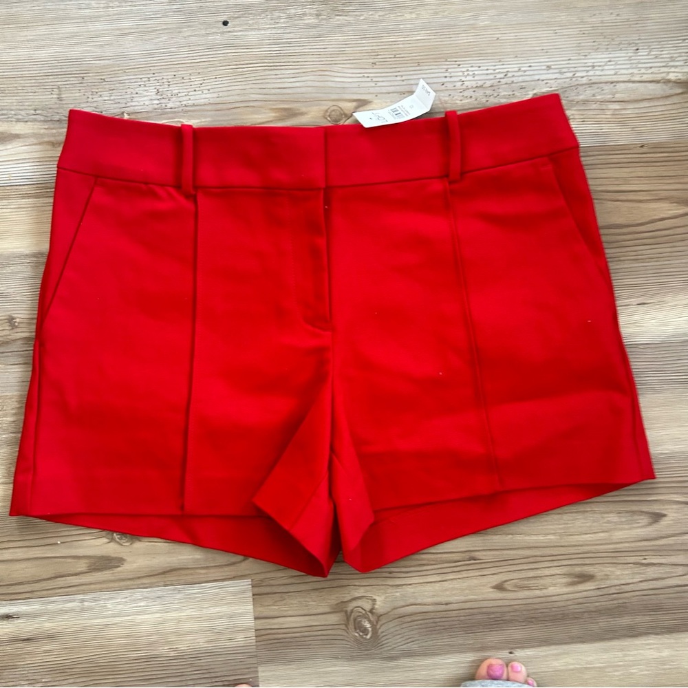 LOFT High Waist Red Women's Shorts